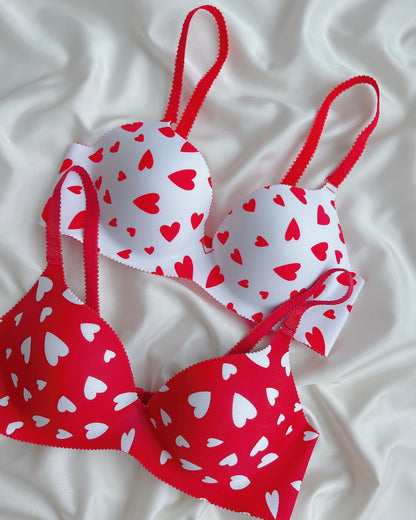 Heart Design Soft Push-up Bra - Image 11