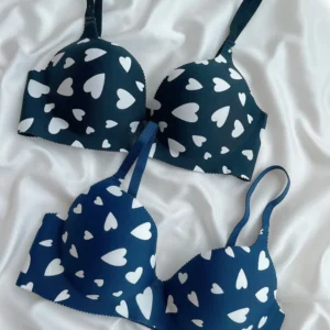Heart Design Soft Push-up Bra