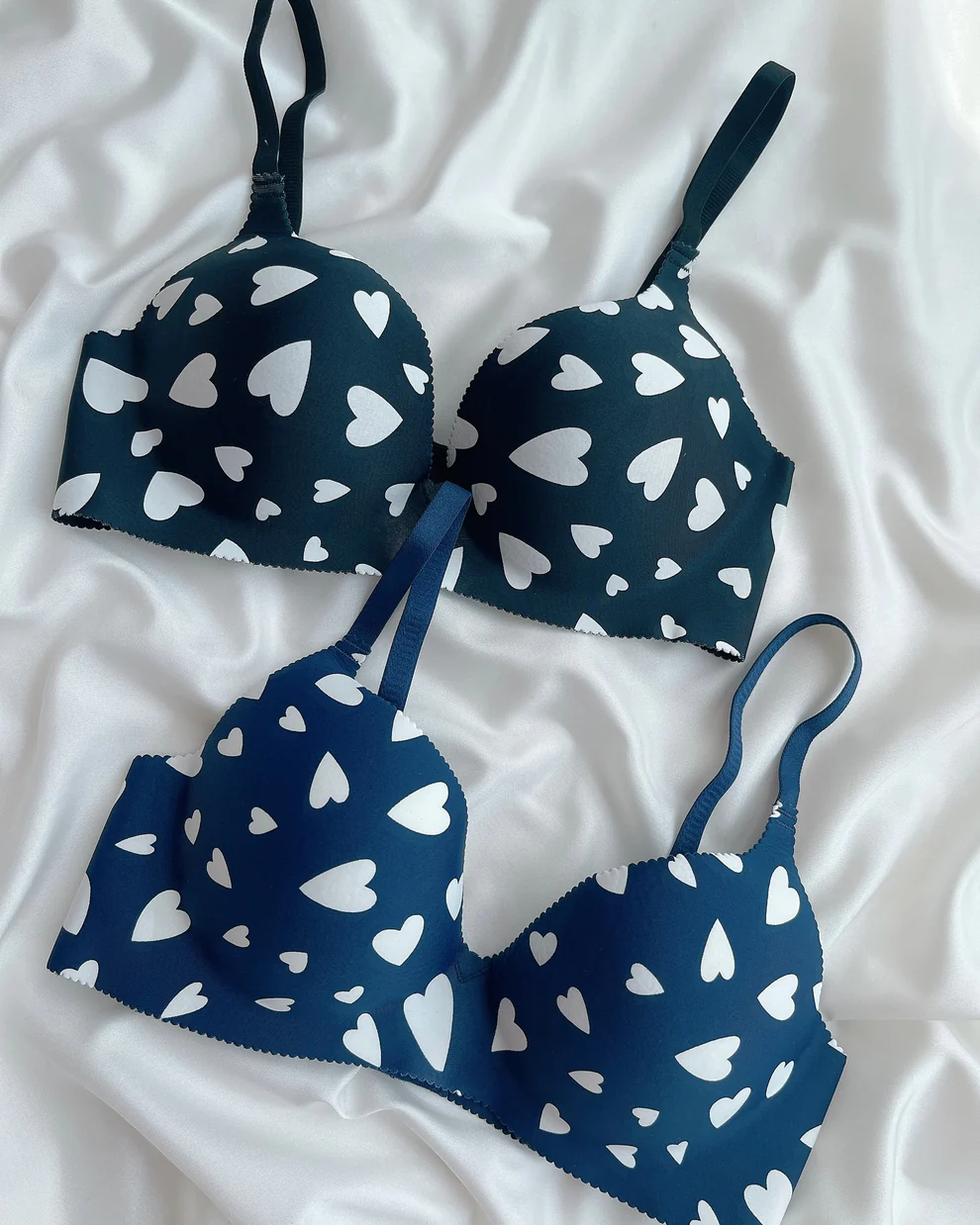 Heart Design Soft Push-up Bra