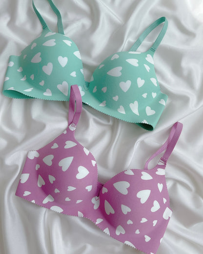 Heart Design Soft Push-up Bra - Image 6