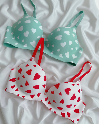Heart Design Soft Push-up Bra - Image 7